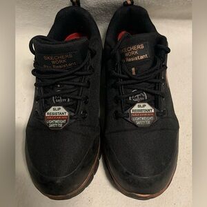 Skechers Work Slip Resistant Lightweight Safety Toe Size 6 Air Cooled Comfort